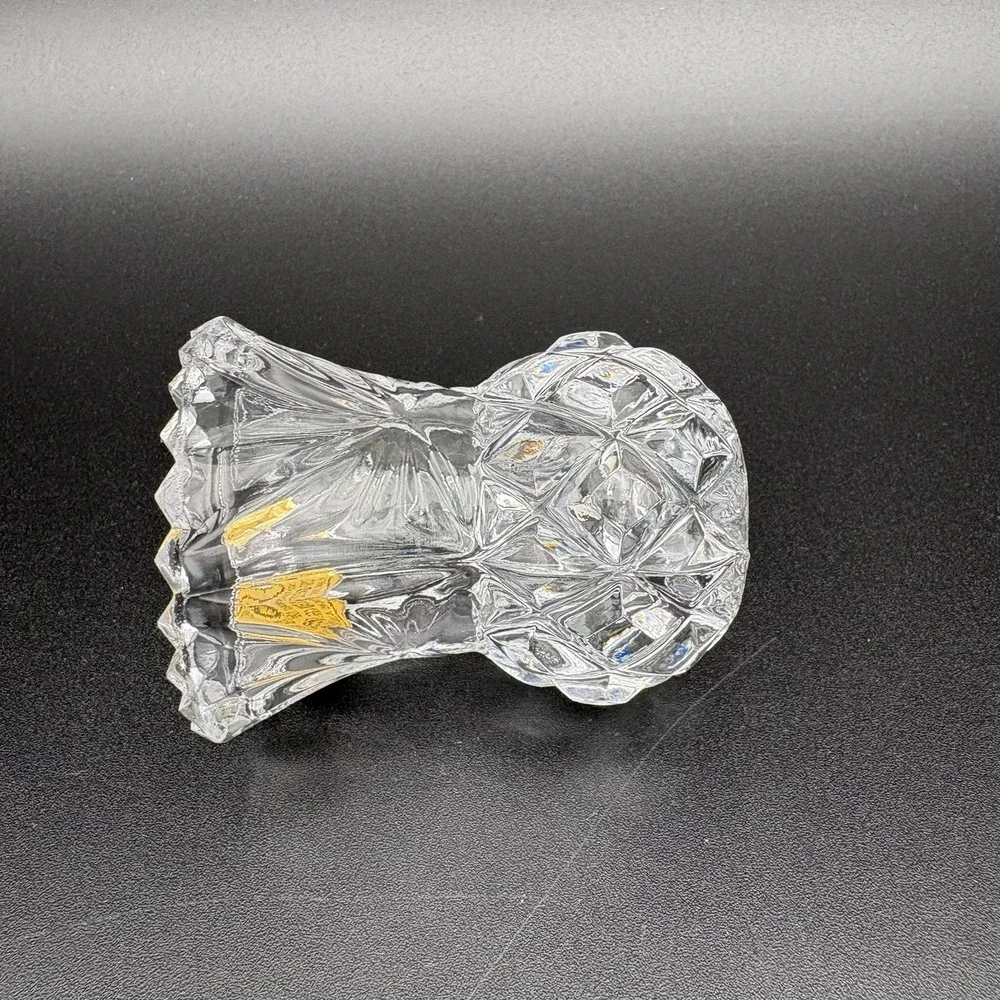 VTG‎ Kristal Zajecar 24% Lead Crystal Bud Vase / Yugoslavia